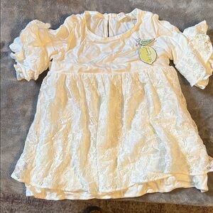 Lil Lemons White Lace dress